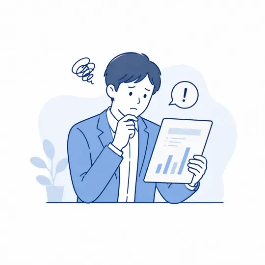 ミスのない仕組みを作りたい担当者のイラスト